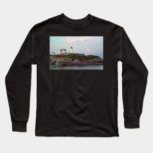 Nubble Light Sunset Long Sleeve T-Shirt